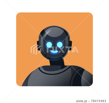 cute robot cyborg avatar modern robotic character artificial intelligence technology concept cute robot cyborg avatar modern robotic character artificial intelligence technology concept 78474463