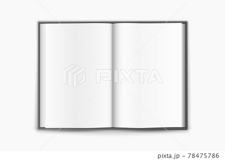 Stock Illustration - Open, empty book