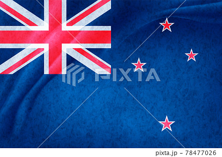 ニュージーランド　 国旗　和紙　背景