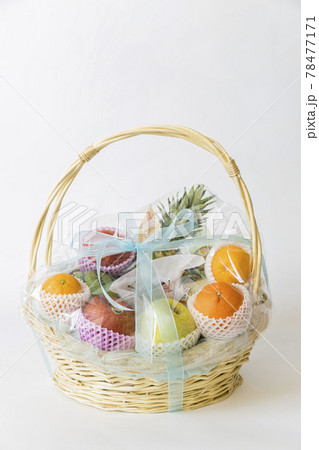 フルーツバスケット お守り 赤い巾着 セット 大きなフルーツ巾着