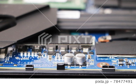 Computer repair: master repairs laptop Computer repair: master repairs laptop 78477491