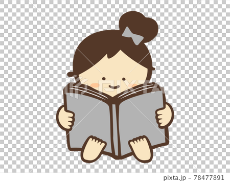 可愛閱讀童書/手寫插畫素材 78477891