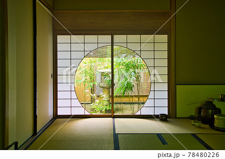 丸窓の写真素材