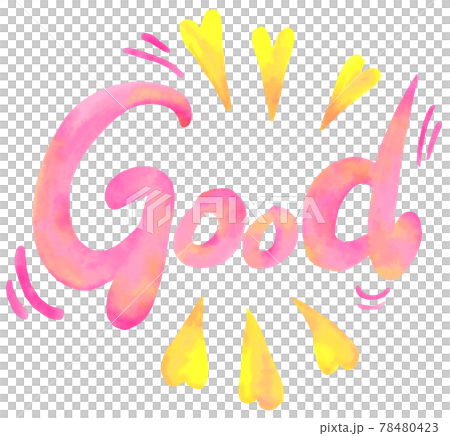 イラスト文字_Good 78480423