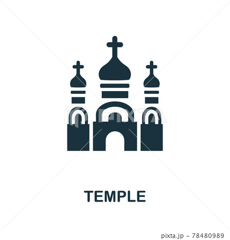 Temple icon. Simple element from religion collection. Creative Temple icon for web design, templates, infographics and more 78480989
