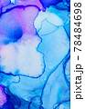 Hand painted alcohol ink art, bright abstract painting. 78484698
