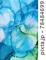 Hand painted alcohol ink art, bright abstract painting. 78484699