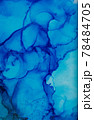 Hand painted alcohol ink art, bright abstract painting. 78484705