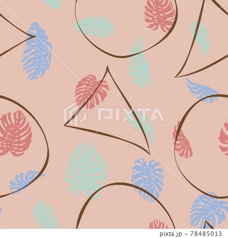 Abstract color geometrical background tropical leaves Abstract color geometrical background tropical leaves 78485013