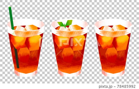 Paper-cutting iced tea 78485992