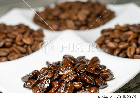 ブレンドコーヒー豆4種類　コロンビア　ブラジル　エチオピア　マンデリン　自家焙煎 78490874