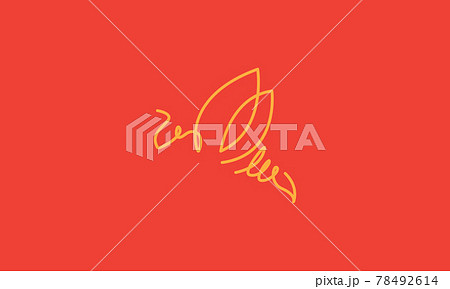 continuous lines art bee honey logo vector icon illustration design 78492614