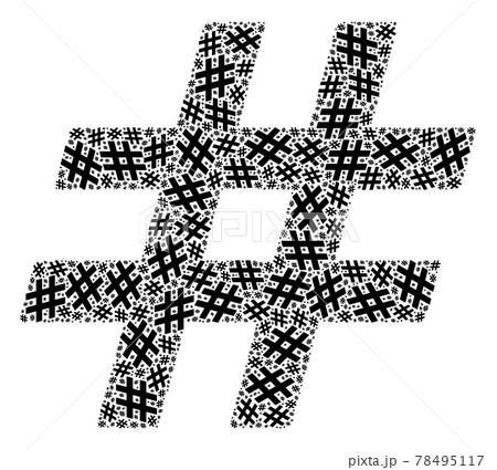 Jail Fractal Mosaic of Jail Icons 78495117