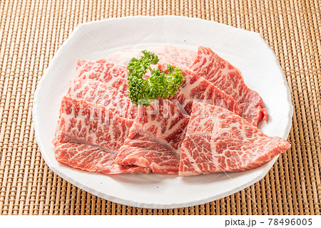 焼肉用牛肉(ミスジ)。 焼肉用牛肉(ミスジ)。 78496005
