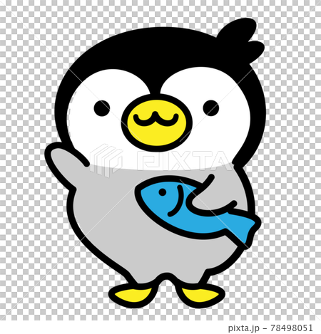 ペンギン アイコン かわいい 夏 イラスト素材のイラスト素材