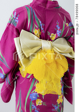 浴衣　帯　コーディネイト 78499068