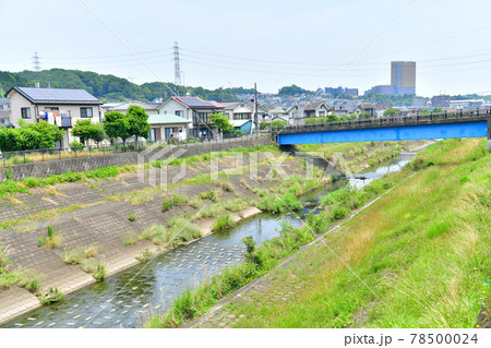 東中野橋/大栗川 方面を望む(東京都八王子市)【2021.6】 東中野橋/大栗川 方面を望む(東京都八王子市)【2021.6】 78500024