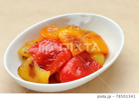 焼きパプリカのマリネ 78501341