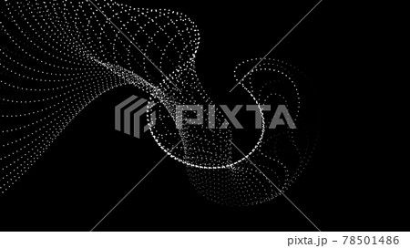 Dot particles sound wave 78501486