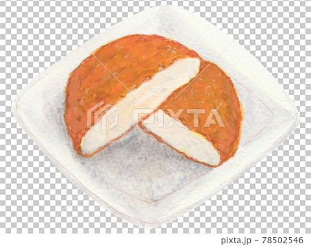 手描き飲食メニュー さつま揚げのイラスト素材 手描き飲食メニュー さつま揚げのイラスト素材