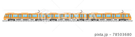 Detailed Underground Train Car Isolated. 78503680