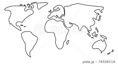 Smooth contour map of World 78506518