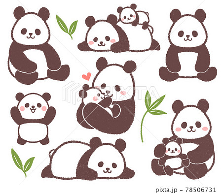 Animal Animals Panda Stock Illustration