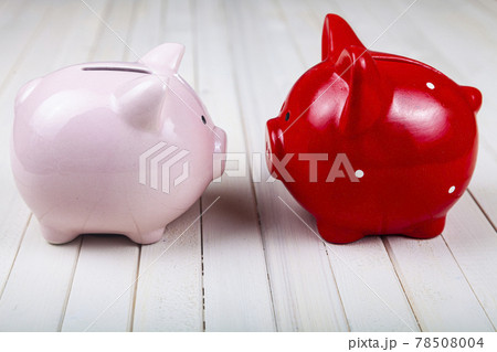 Pink and red pig piggy bank Pink and red pig piggy bank 78508004
