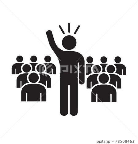 Leader icon vector for your web site design, logo, app, UI. illustration 78508463