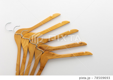 Empty clothes hangers isolated Empty clothes hangers isolated 78509693