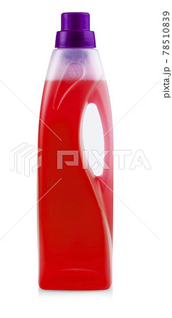The Plastic canister with liquid on white background The Plastic canister with liquid on white background 78510839