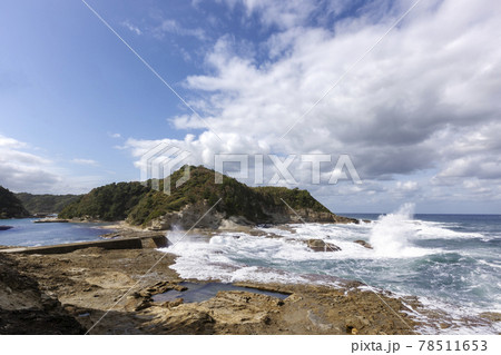潮騒の海、十月の日本海風景-2 78511653