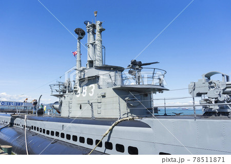 USS Pampanito, a Balao-class submarine, was a United States Navy ship in San Francisco. 78511871