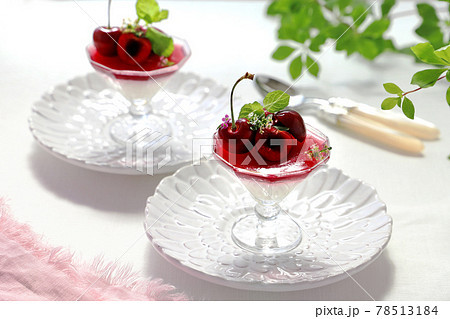 アメリカンチェリーパンナコッタ アメリカンチェリーパンナコッタ 78513184