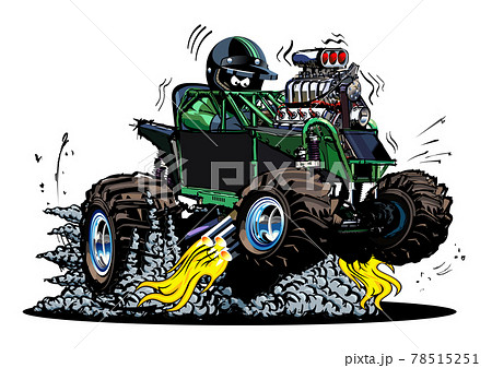 Vector Cartoon Buggyのイラスト素材
