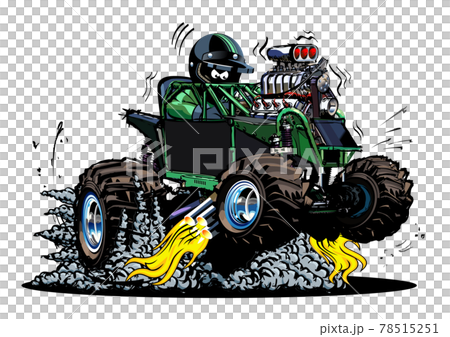 Vector Cartoon Buggy 78515251