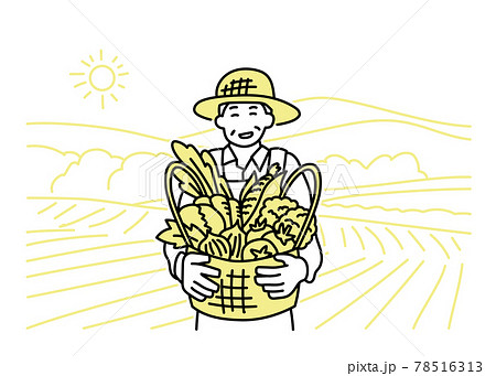 飢餓をゼロに 豊かな食材のイラストのイラスト素材