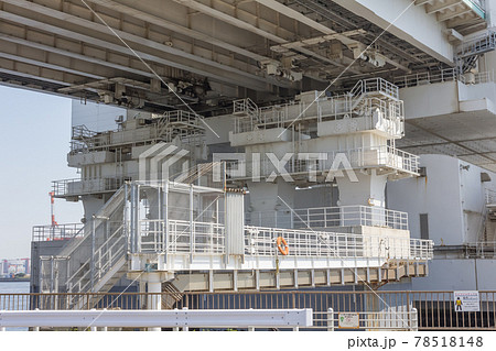 舞洲側の夢舞大橋の橋脚部分 舞洲側の夢舞大橋の橋脚部分 78518148