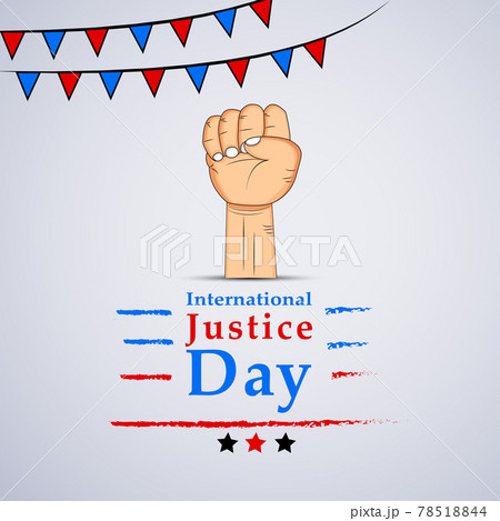 International Justice day background 78518844