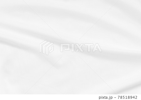 Soft focus white smooth ripple linen fabric texture background Soft focus white smooth ripple linen fabric texture background 78518942