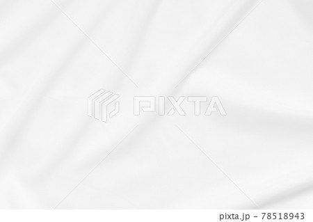 Soft focus white smooth ripple linen fabric texture background Soft focus white smooth ripple linen fabric texture background 78518943