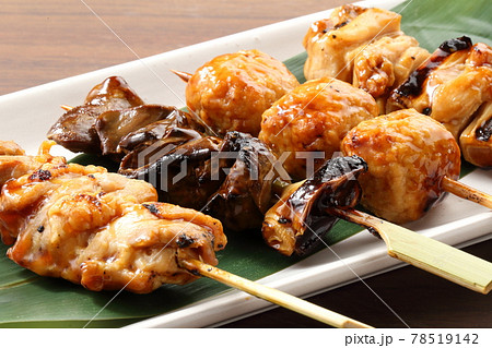 焼き鳥盛り合わせ 焼き鳥盛り合わせ 78519142