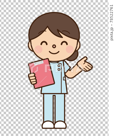 A female nurse who guides you with a smile A female nurse who guides you with a smile 78522761