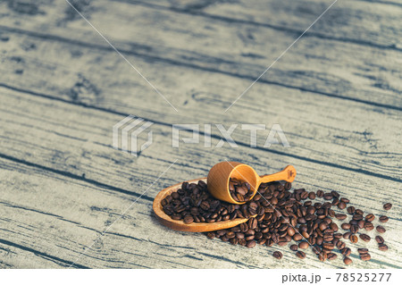 コーヒー豆　中深煎り　メジャースプーン　ホワイトウッド 78525277