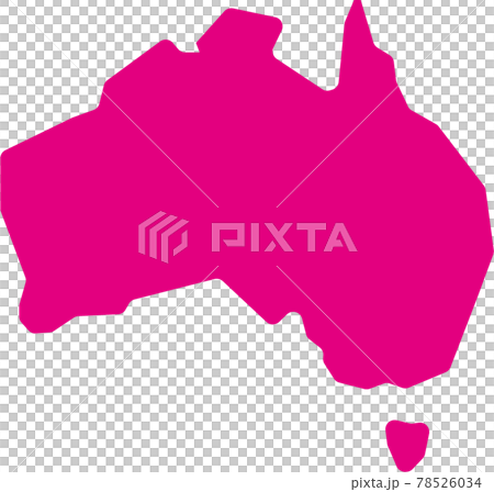 Australia map icon illustration Australia map icon illustration 78526034