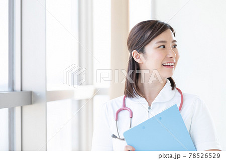 医療 看護師のポートレート 女性 の写真素材