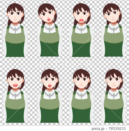 女性の立ち絵セット8 78529231