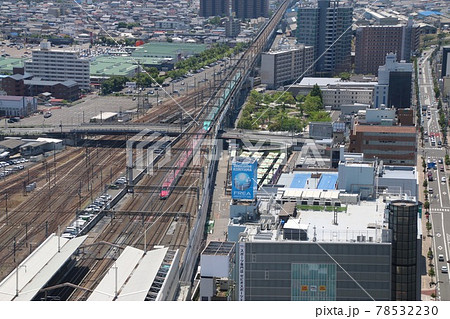 郡山駅ビルからの眺め（福島県・郡山市） 78532230