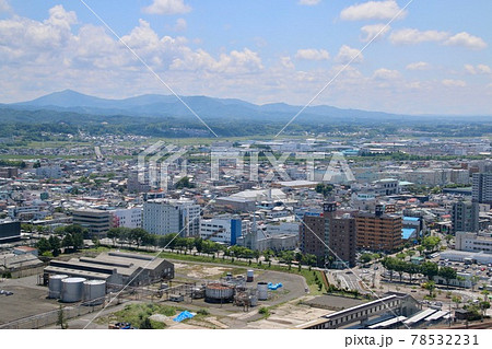 郡山駅ビルからの眺め（福島県・郡山市） 78532231