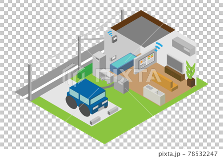 アイソメトリックなHEMSを導入している家 78532247